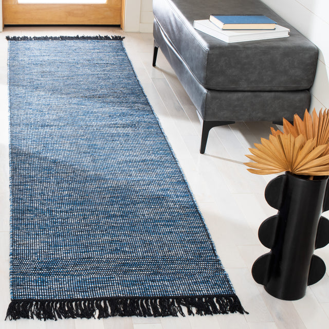 Safavieh Montauk Mtk620M Blue/Black Rugs.