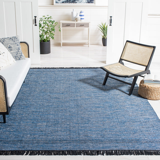 Safavieh Montauk Mtk620M Blue/Black Rugs.