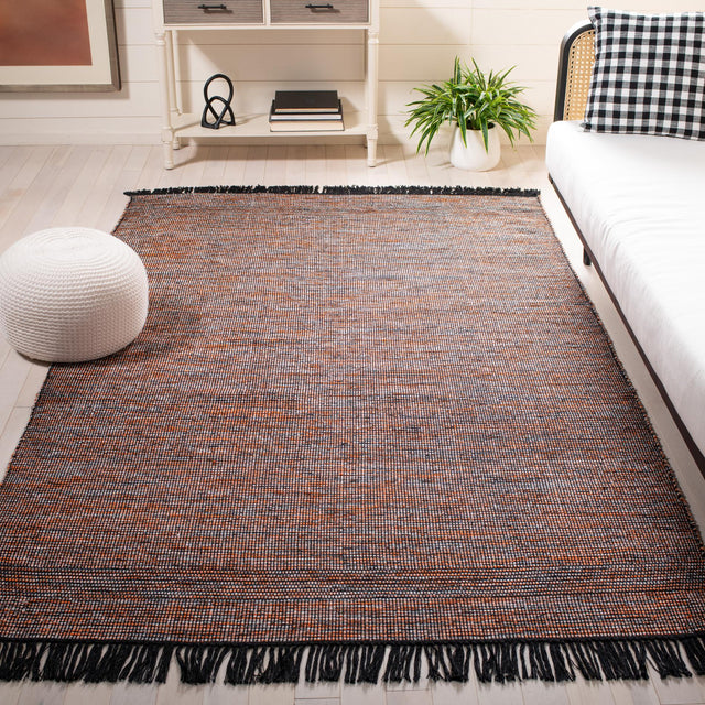 Safavieh Montauk Mtk620P Orange/Black Rugs.