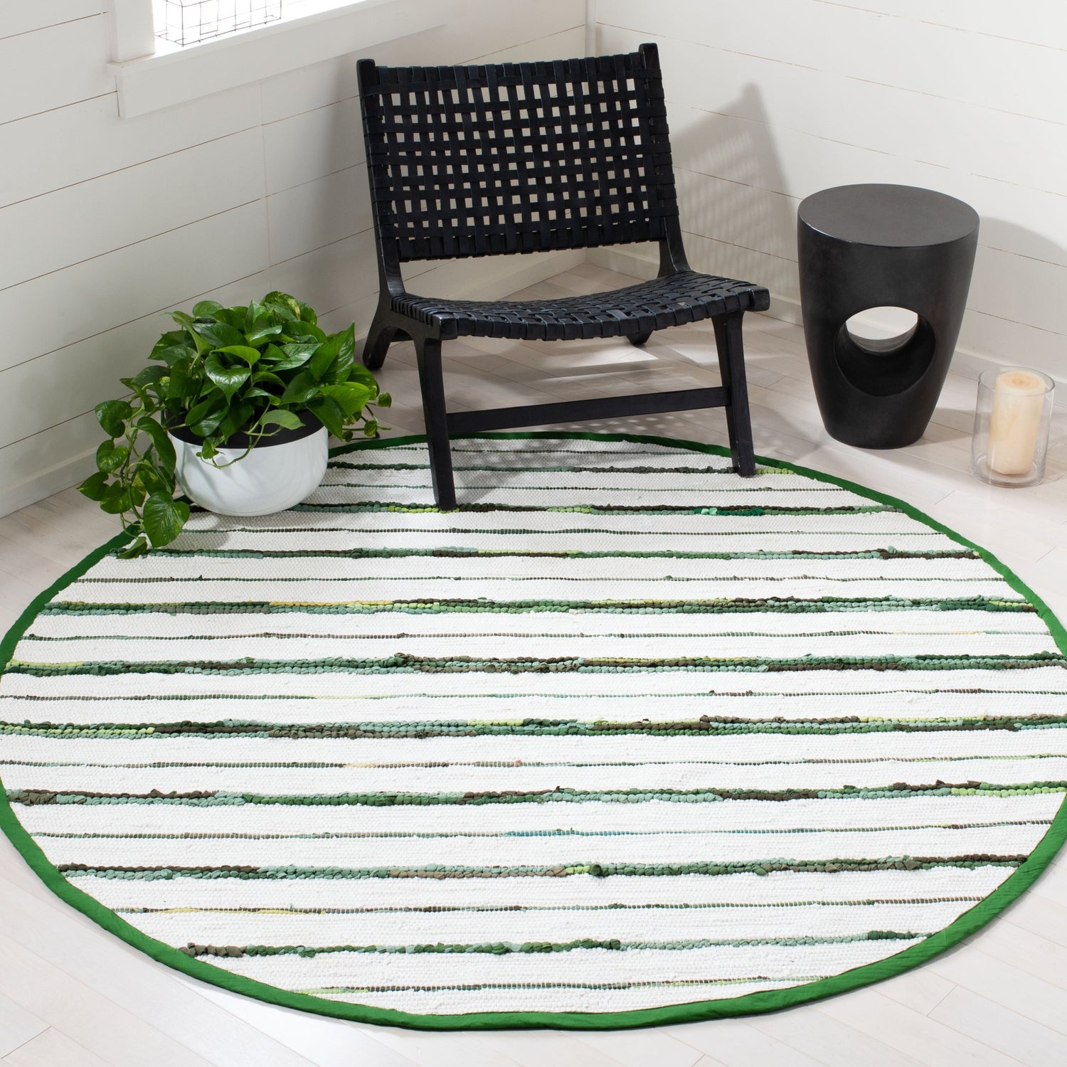 Safavieh Montauk Mtk623Y Green/Ivory Rugs.