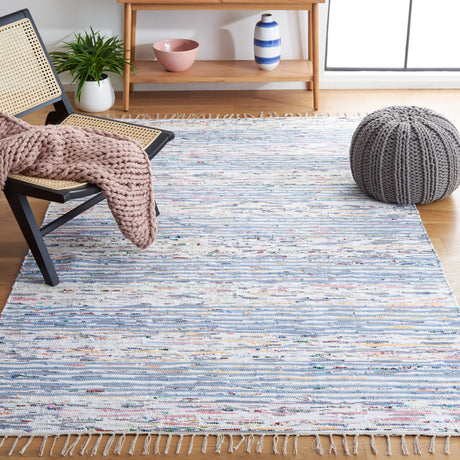 Safavieh Montauk Mtk625M Blue/Ivory Rugs.