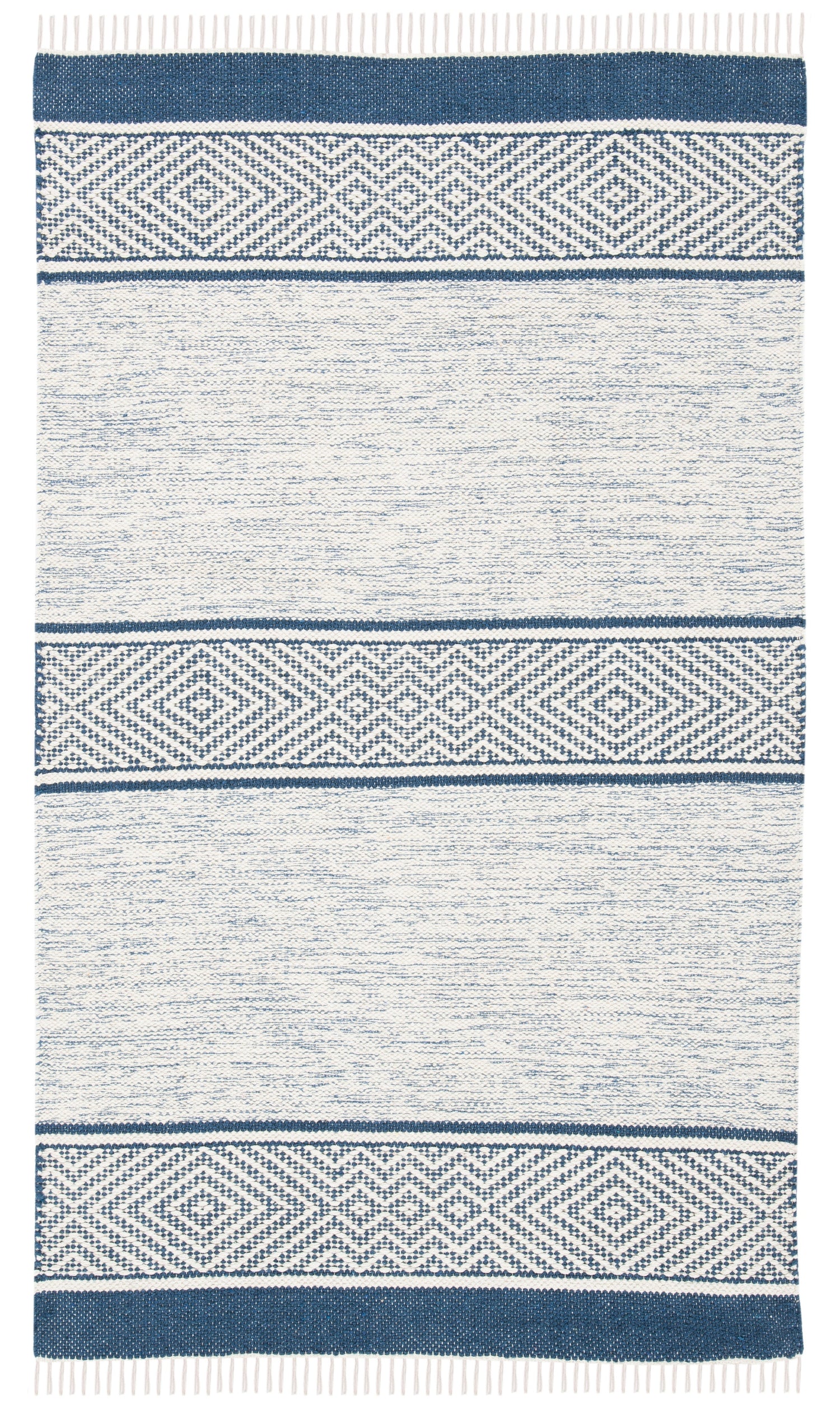 Safavieh Montauk Mtk651N Ivory/Navy Rugs.