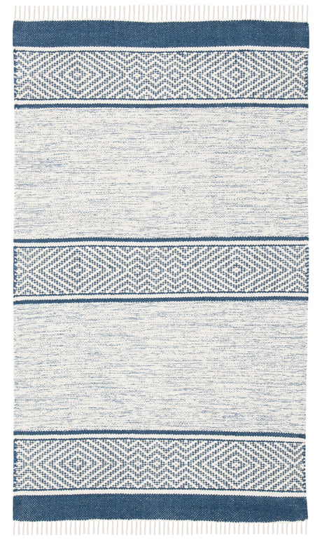 Safavieh Montauk Mtk651N Ivory/Navy Rugs.