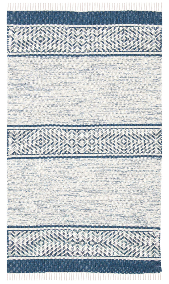 Safavieh Montauk Mtk651N Ivory/Navy Rugs.
