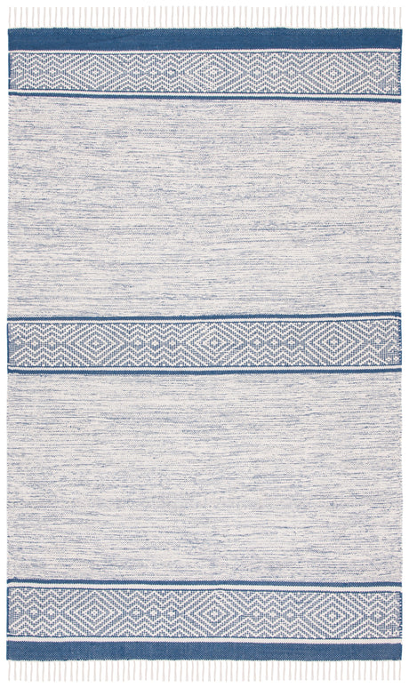 Safavieh Montauk Mtk651N Ivory/Navy Rugs.