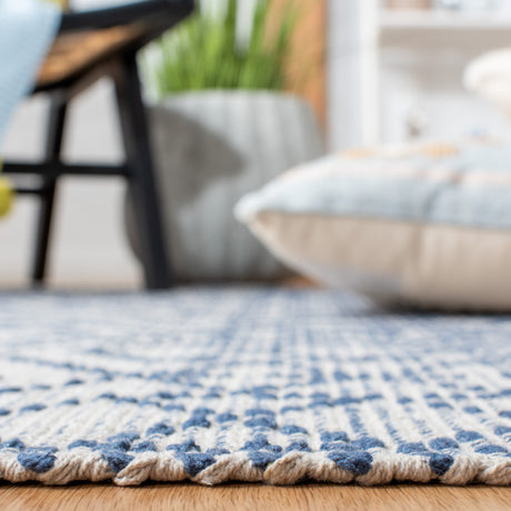 Safavieh Montauk Mtk652N Navy/Beige Rugs.
