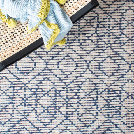 Safavieh Montauk Mtk652N Navy/Beige Rugs.