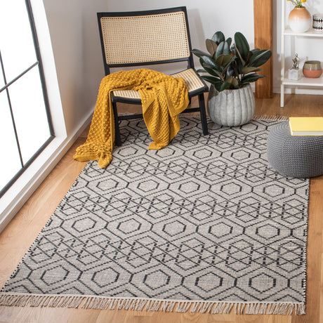 Safavieh Montauk Mtk652Z Black/Beige Rugs.