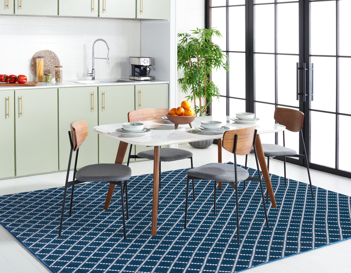 Safavieh Montauk Mtk706N Navy/Ivory Rug.