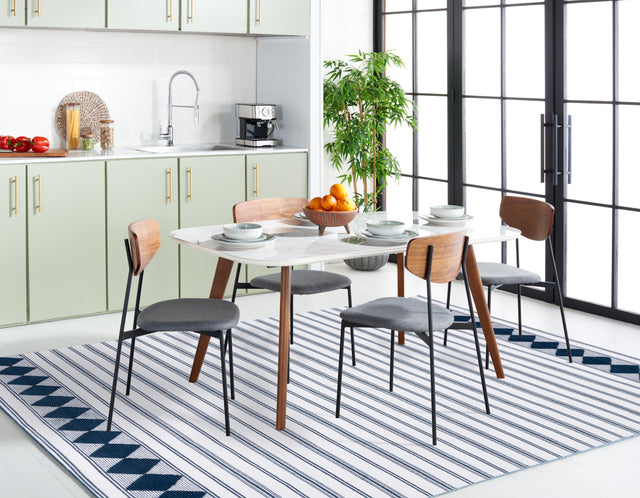 Safavieh Montauk Mtk708N Navy/Ivory Rug.