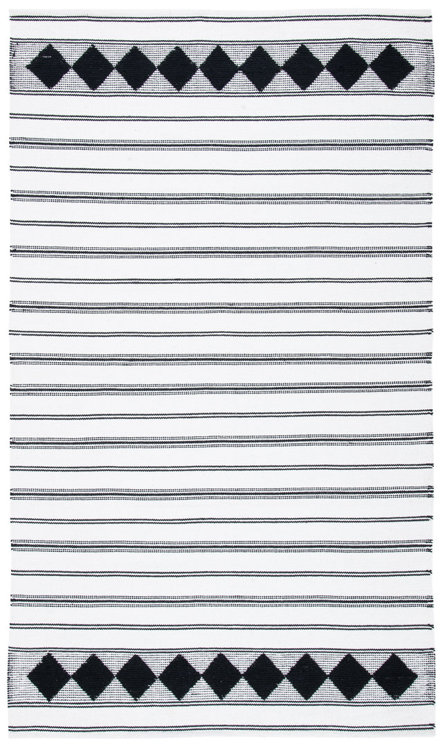 Safavieh Montauk Mtk708Z Black/Ivory Rug.