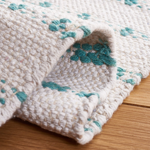 Safavieh Montauk Mtk714J Aqua/Ivory Rug.