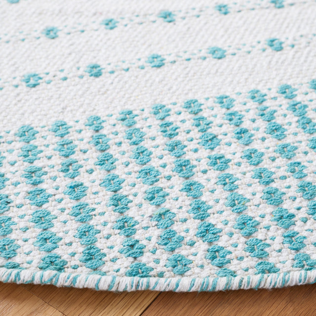 Safavieh Montauk Mtk714J Aqua/Ivory Rug.