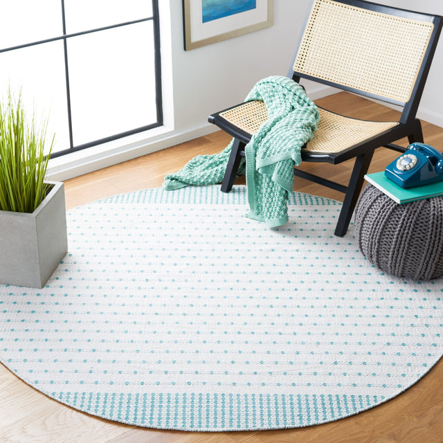 Safavieh Montauk Mtk714J Aqua/Ivory Rug.