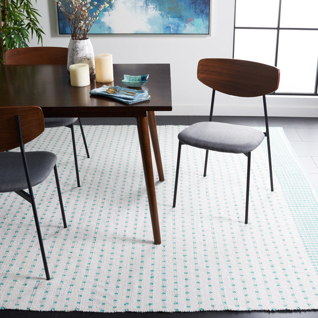 Safavieh Montauk Mtk714J Aqua/Ivory Rug.