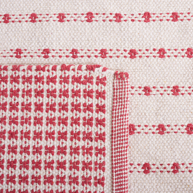 Safavieh Montauk Mtk714Q Red/Ivory Rug.