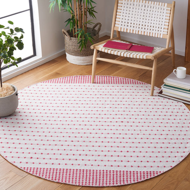 Safavieh Montauk Mtk714Q Red/Ivory Rug.