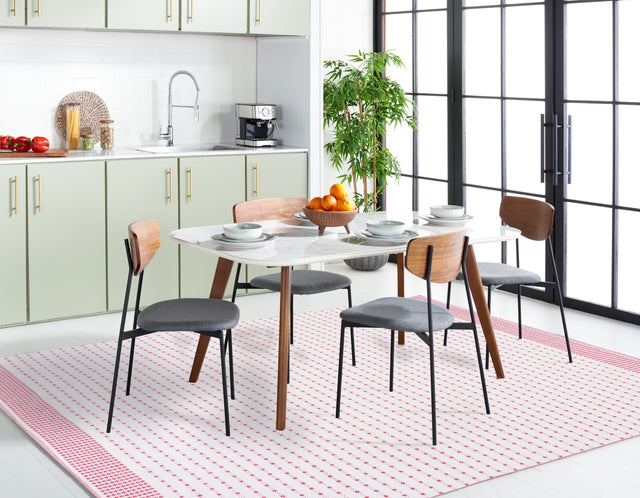 Safavieh Montauk Mtk714Q Red/Ivory Rug.