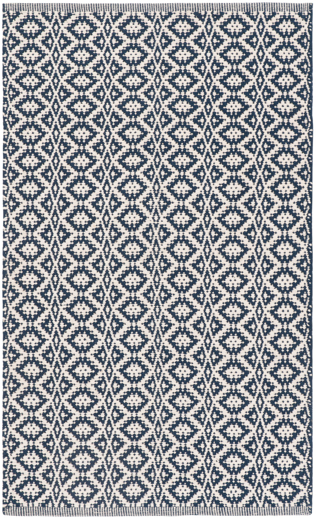 Safavieh Montauk Mtk716H Ivory/Navy Rug.