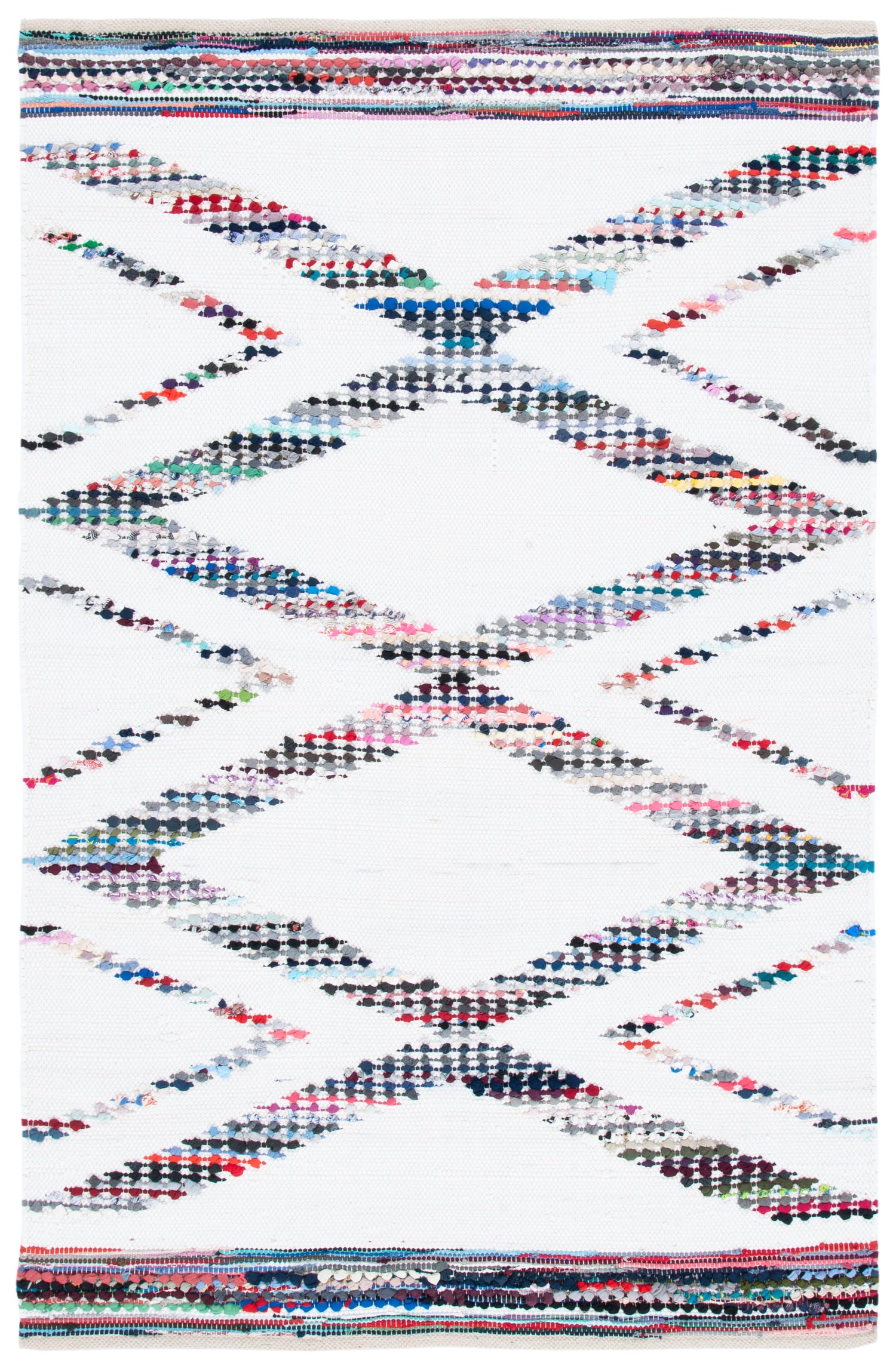 Safavieh Montauk Mtk815A Ivory/Blue Rugs.