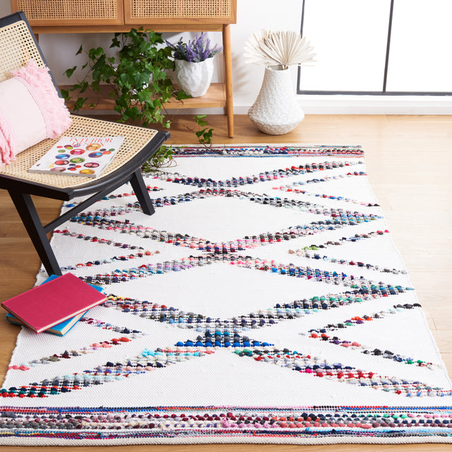 Safavieh Montauk Mtk815A Ivory/Blue Rugs.