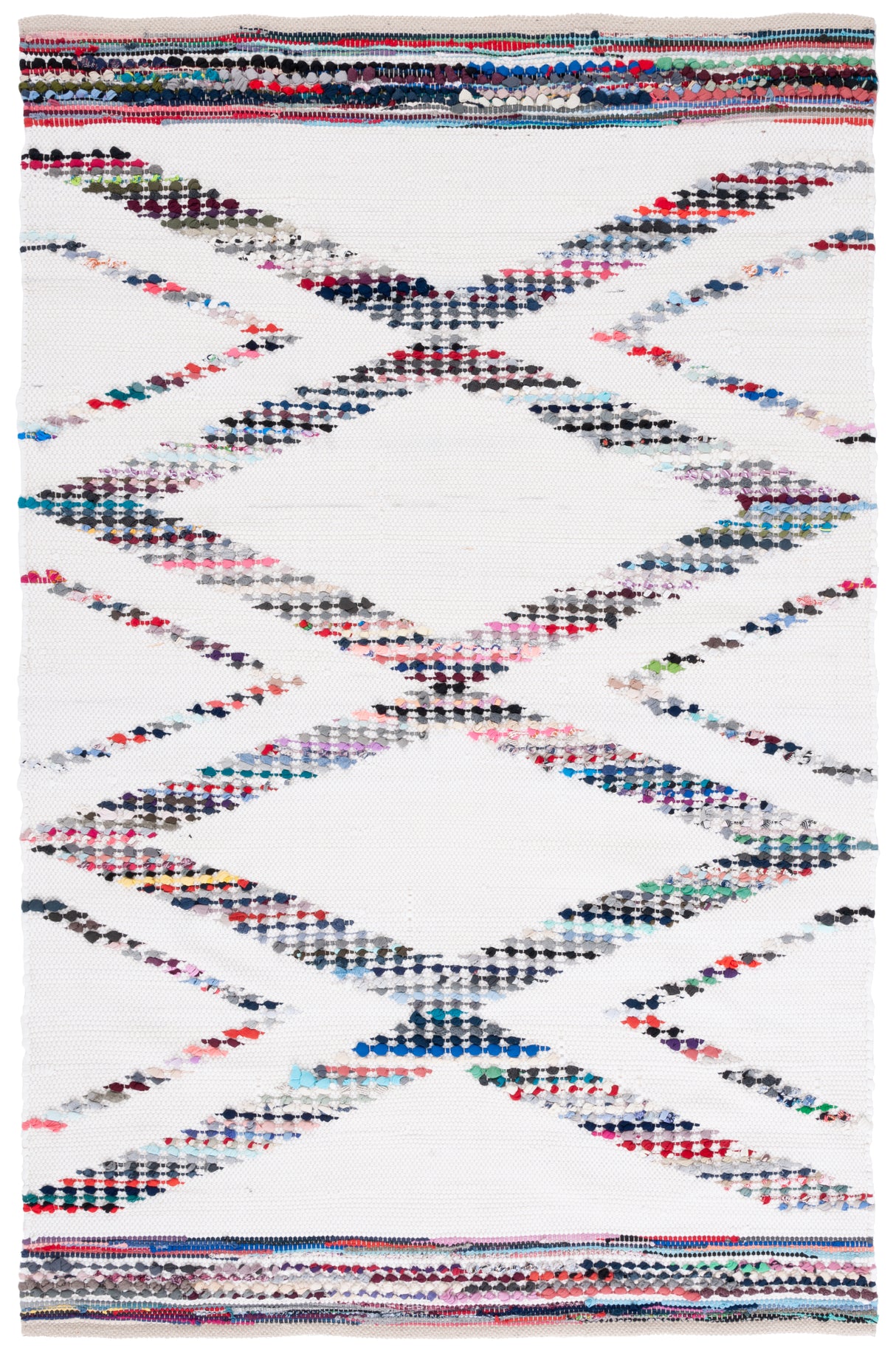 Safavieh Montauk Mtk815A Ivory/Blue Rugs.