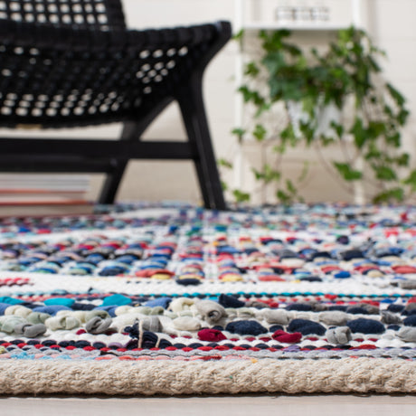 Safavieh Montauk Mtk817A Ivory/Blue Rugs.