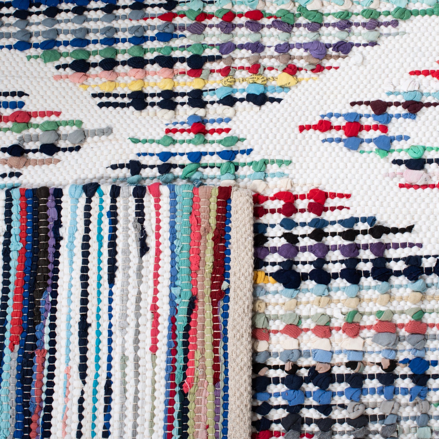 Safavieh Montauk Mtk817A Ivory/Blue Rugs.