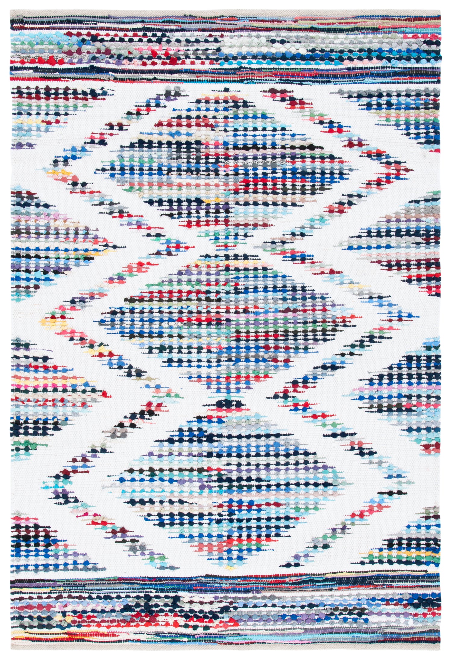 Safavieh Montauk Mtk817A Ivory/Blue Rugs.