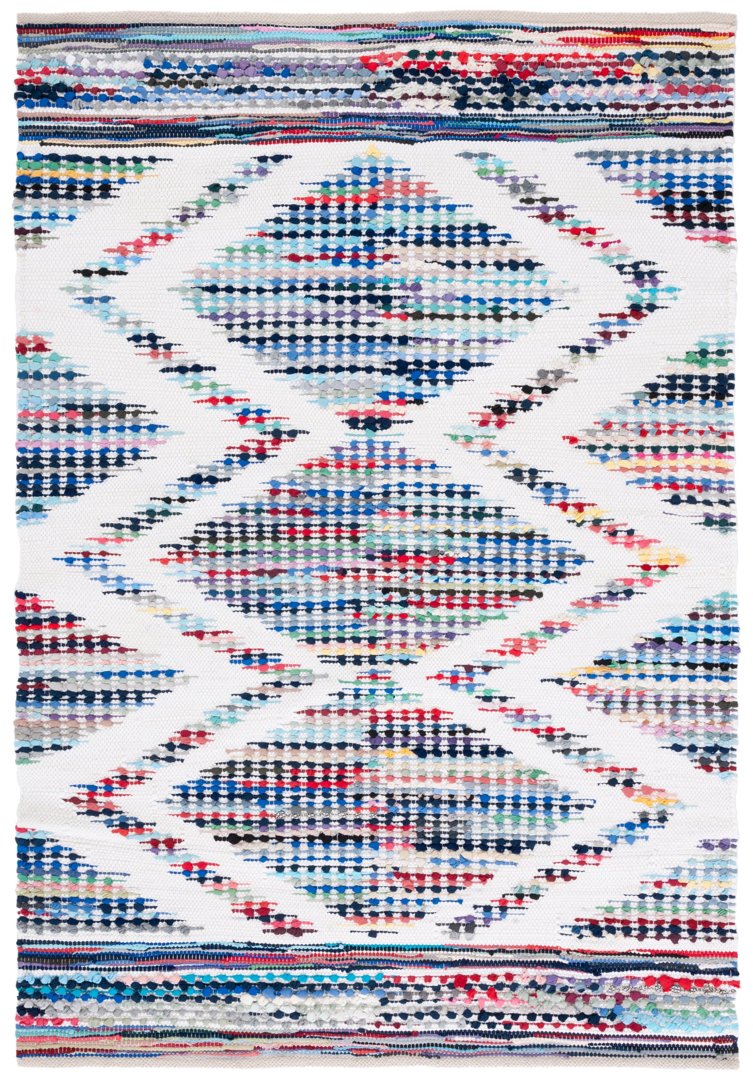 Safavieh Montauk Mtk817A Ivory/Blue Rugs.