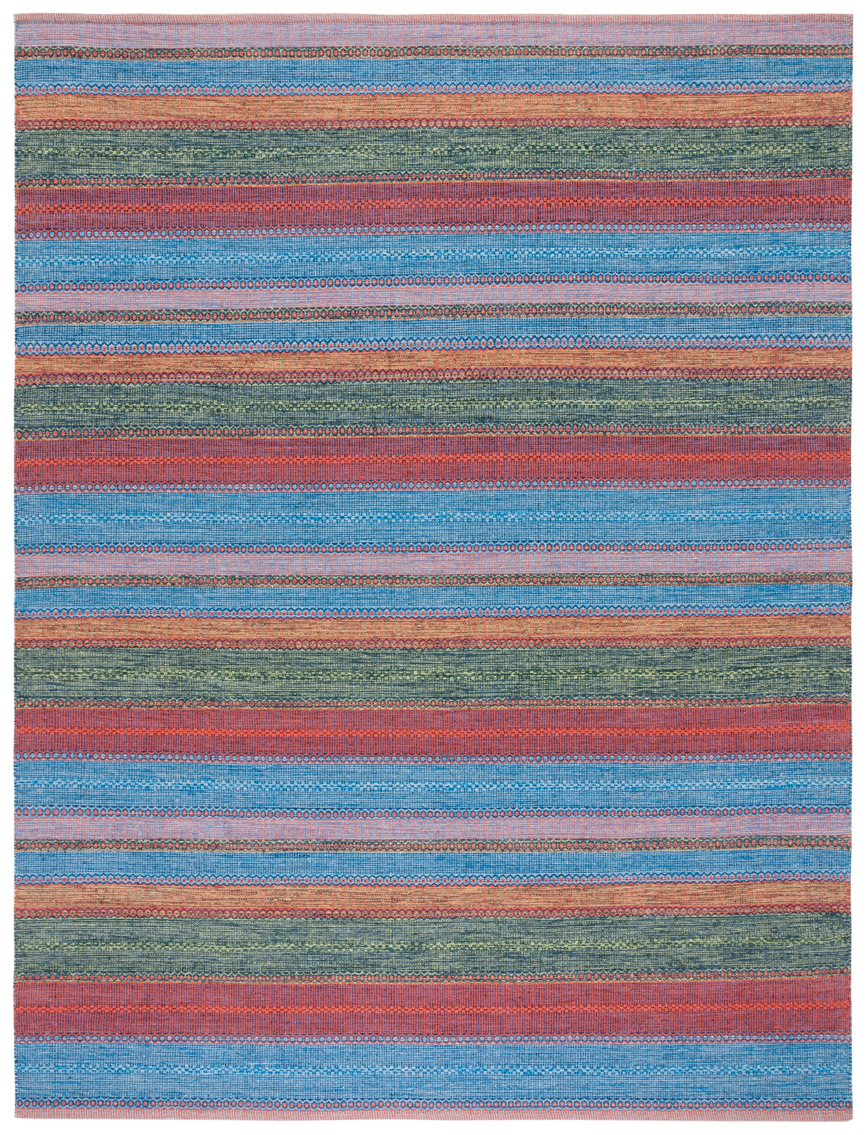 Safavieh Montauk Mtk851N Blue/Orange Rug.