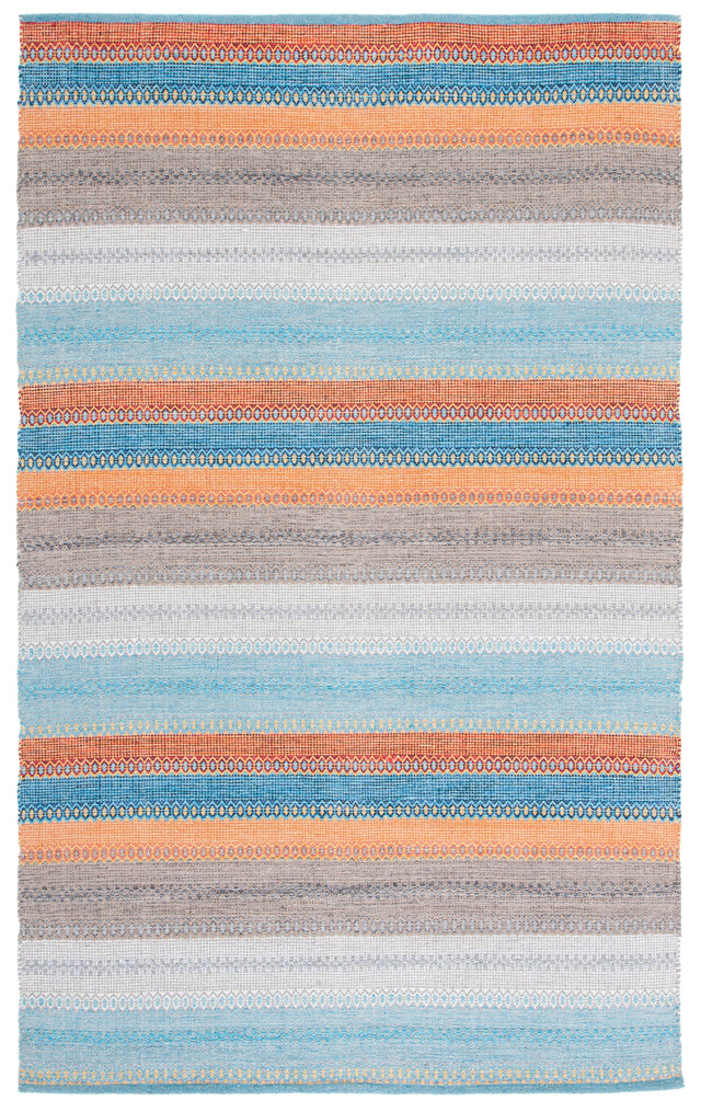Safavieh Montauk Mtk851P Grey/Orange Rug.