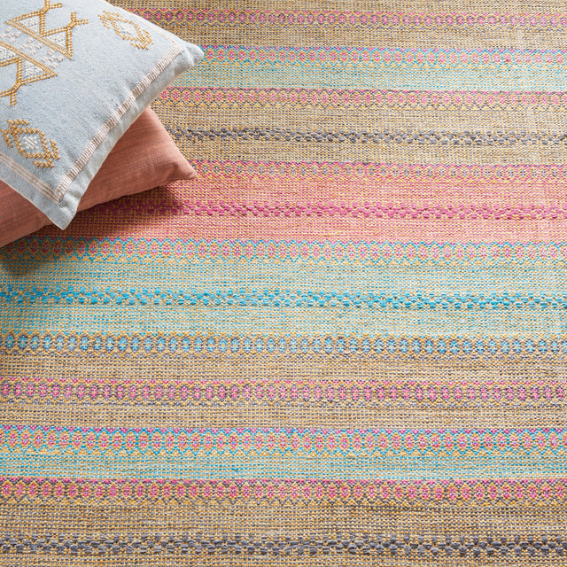 Safavieh Montauk Mtk851U Blue/Pink Rug.