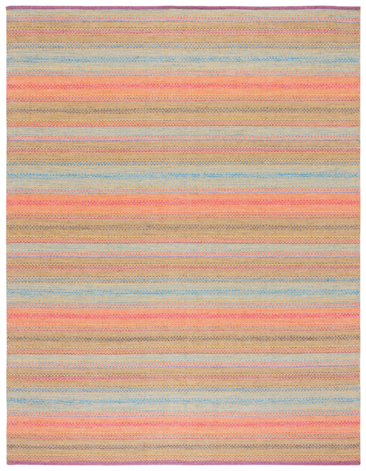 Safavieh Montauk Mtk851U Blue/Pink Rug.