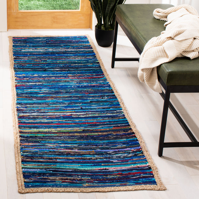 Safavieh Montauk Mtk960M Blue/Natural Rugs.