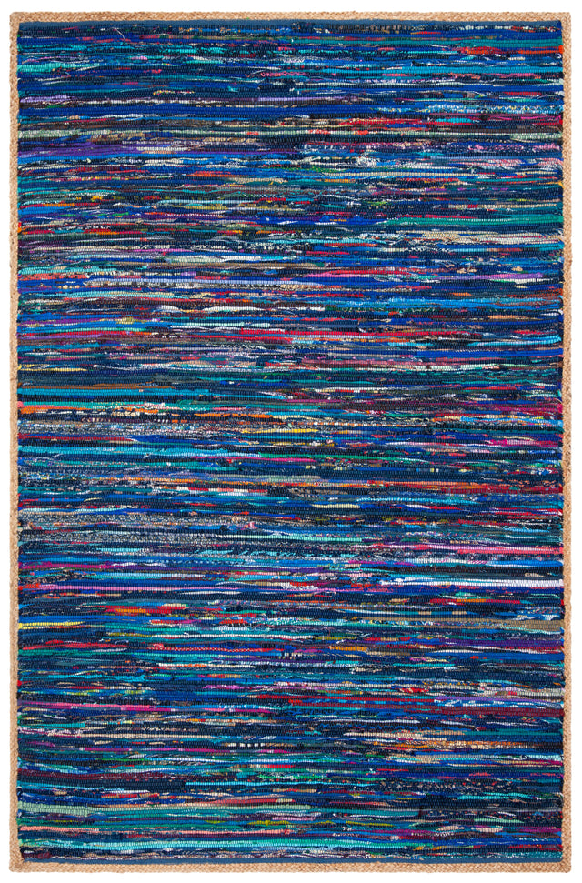 Safavieh Montauk Mtk960M Blue/Natural Rugs.