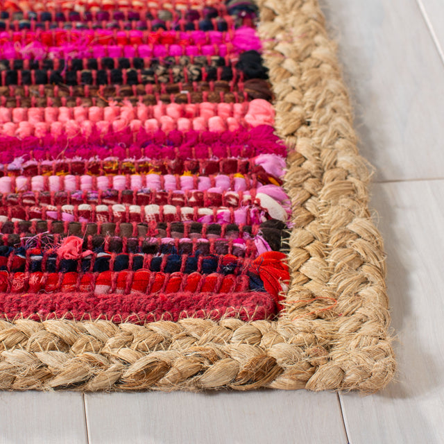 Safavieh Montauk Mtk960Q Red/Natural Rugs.