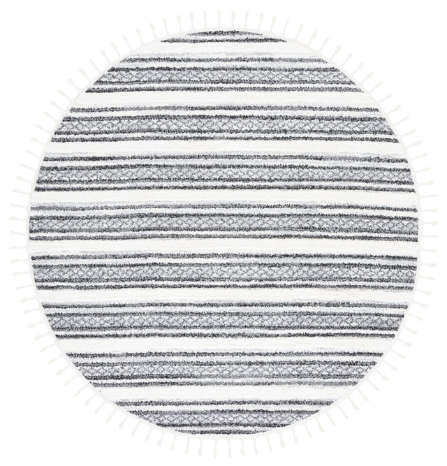 Safavieh Moroccan Tassel Shag Mts620F Grey/Ivory Rug.