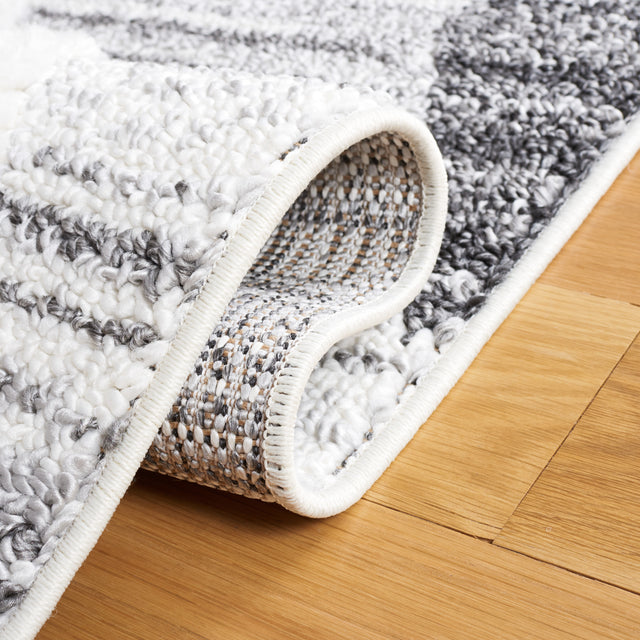 Safavieh Moroccan Tassel Shag Mts642F Grey/Ivory Rug.