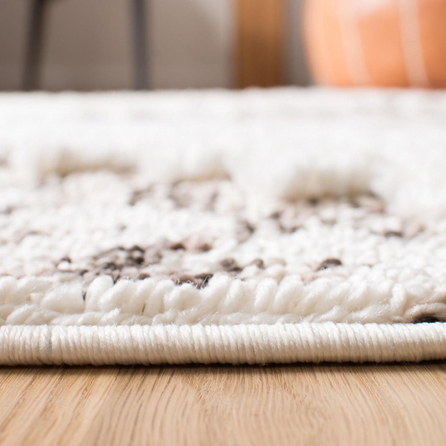 Safavieh Moroccan Tassel Shag Mts652A Ivory/Brown Rug.