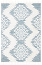 Safavieh Moroccan Tassel Shag Mts652K Teal/Ivory Rugs.