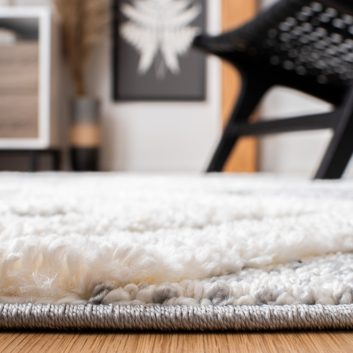 Safavieh Moroccan Tassel Shag Mts661F Grey/Ivory Rugs.