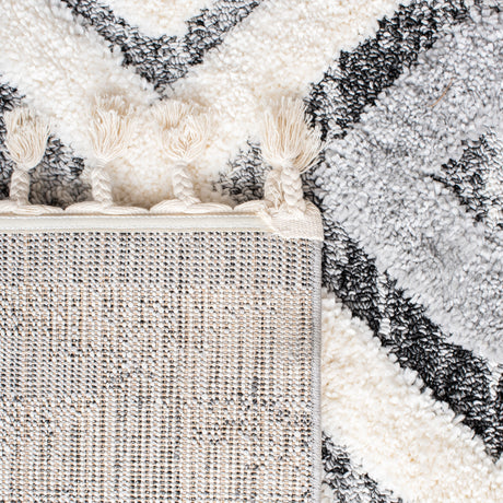 Safavieh Moroccan Tassel Shag Mts661F Grey/Ivory Rugs.