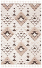 Safavieh Moroccan Tassel Shag Mts688A Ivory/Brown Rug.