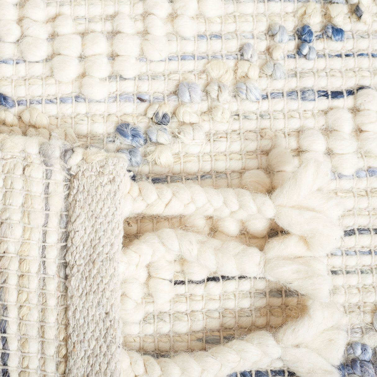 Safavieh Natura Nat177M Ivory/Blue Rug.