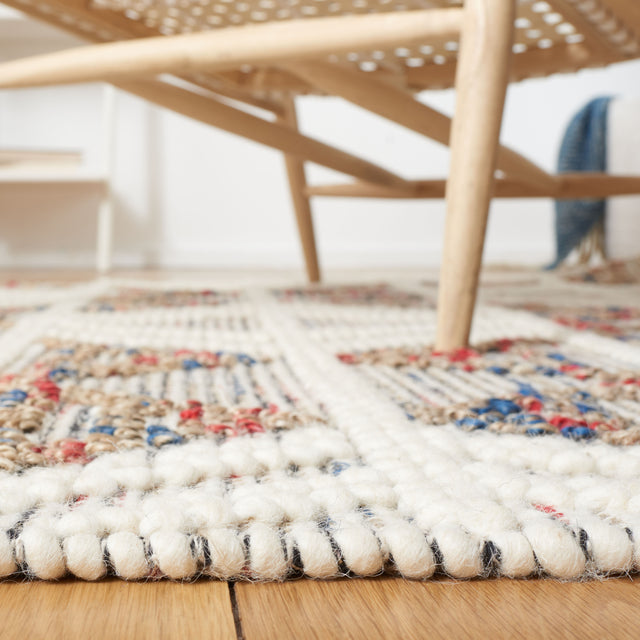 Safavieh Natura Nat178Q Ivory/Red Rug.