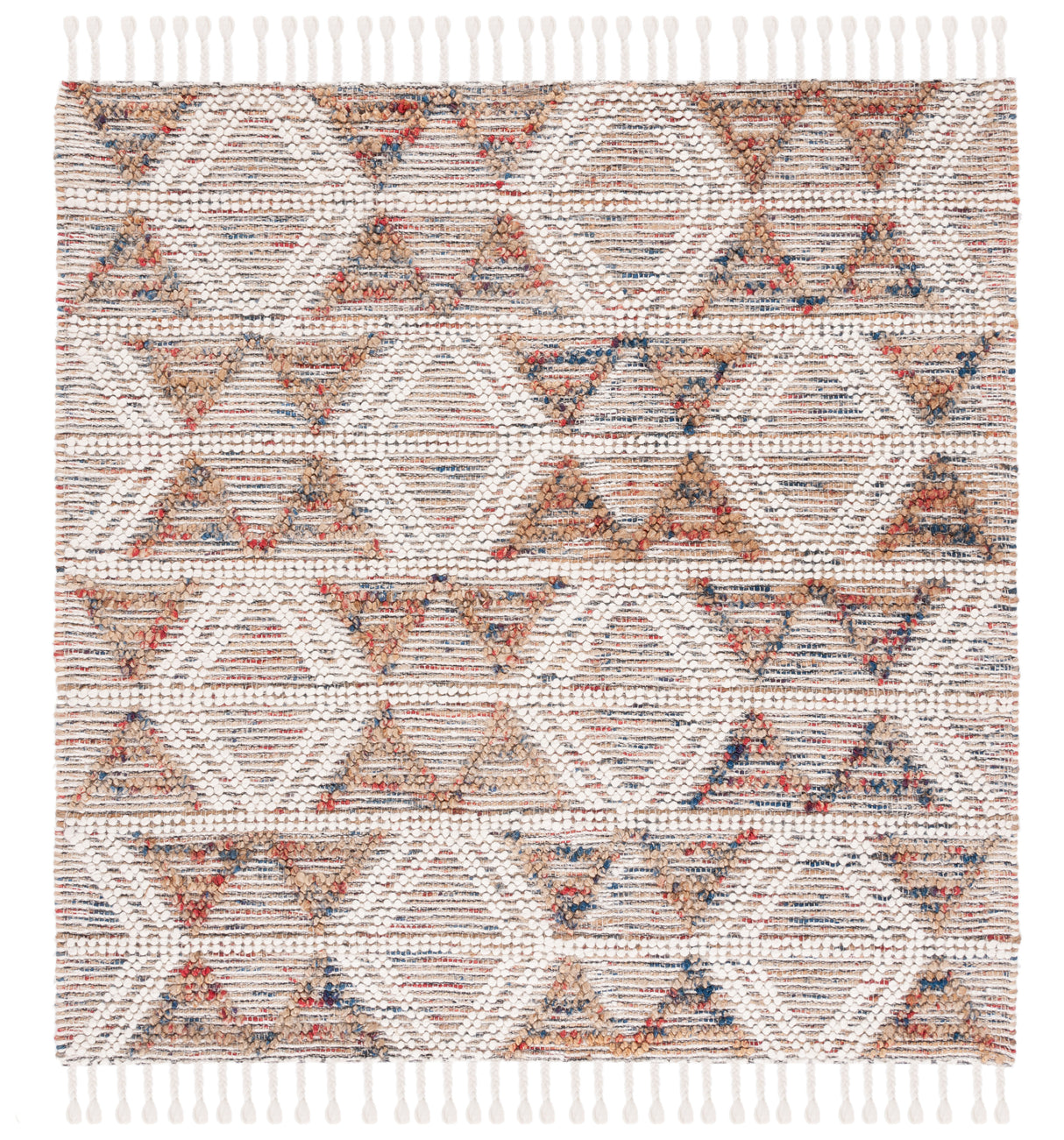 Safavieh Natura Nat178Q Ivory/Red Rug.