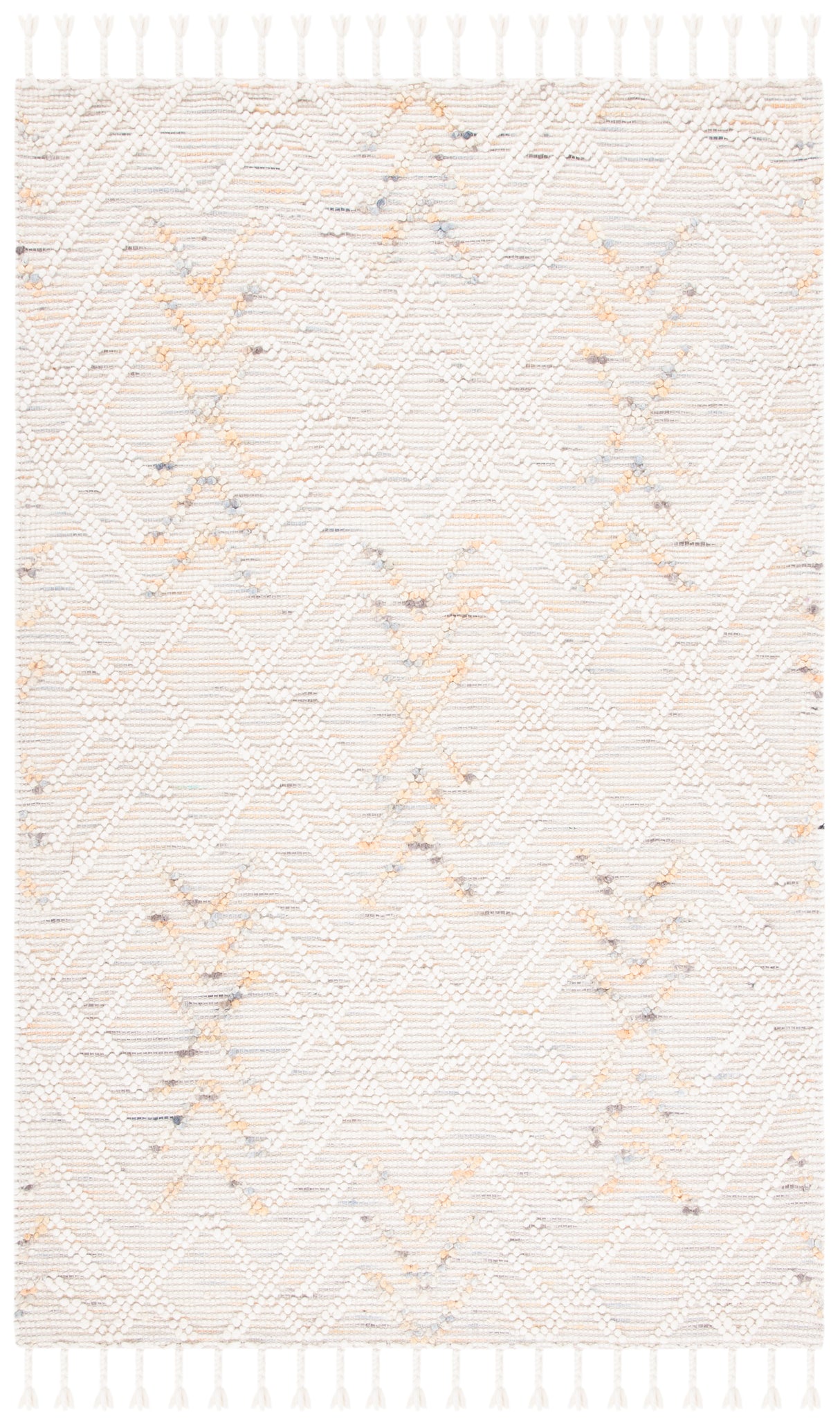 Safavieh Natura Nat179P Ivory/Orange Rug.