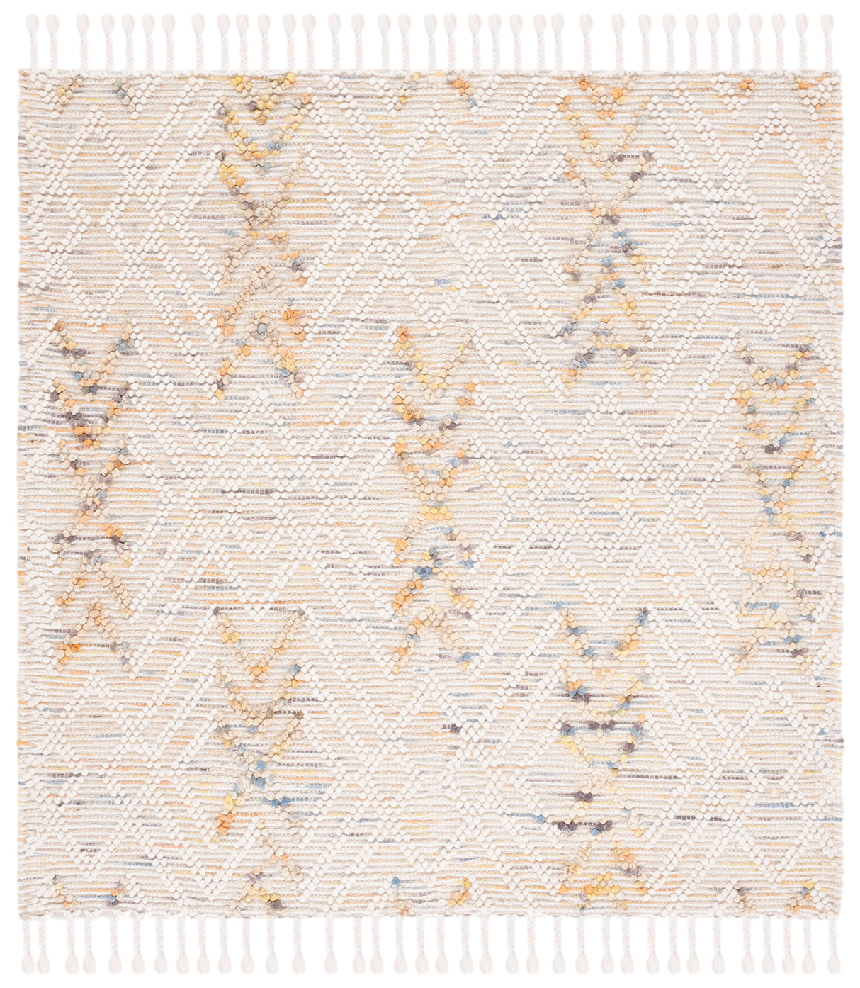 Safavieh Natura Nat179P Ivory/Orange Rug.