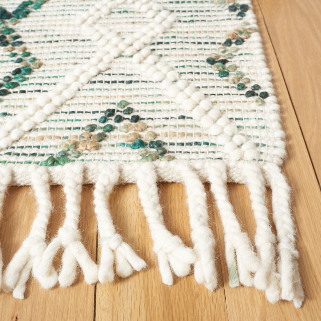 Safavieh Natura Nat180Y Ivory/Emerald Rug.